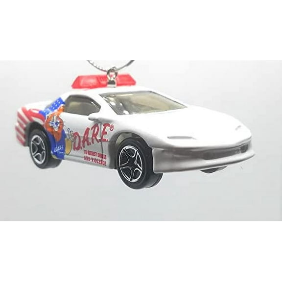 Christmas Ornament for Chevy Camaro Z-28 Dare Police White