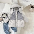 thumbnail image 7 of Atogsazn Kids Girls Winter Puffer Jacket Children Full Zip Long Sleeve Thick Warm Coat Outerwear Outfit Clothing 04-Gray 13-14 Years Fashion, 7 of 7