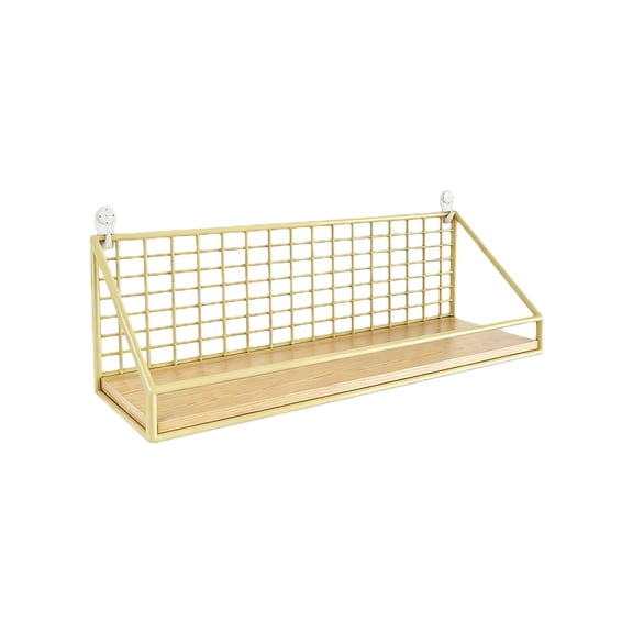 HuiXinOu Wall Mounted Shelf, No Drill Hanging Storage Baskets & Wall Organizer, Bedroom Office Bathroom Over Door Storage for Books Plants & Supplies