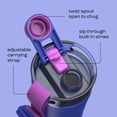 thumbnail image 4 of Bubba Water Jug, 64 Oz, Stainless Steel, Vacuum Insulated Leakproof With Carrying Strap, DualSip 2-Way Lid, Ocean Energy, 4 of 10