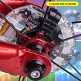 thumbnail image 3 of Ruiboury Fast Charge Bicycle Wheel Lamp Rechargeable Battery For Quick And Convenient On All Rides Easy, 3 of 6