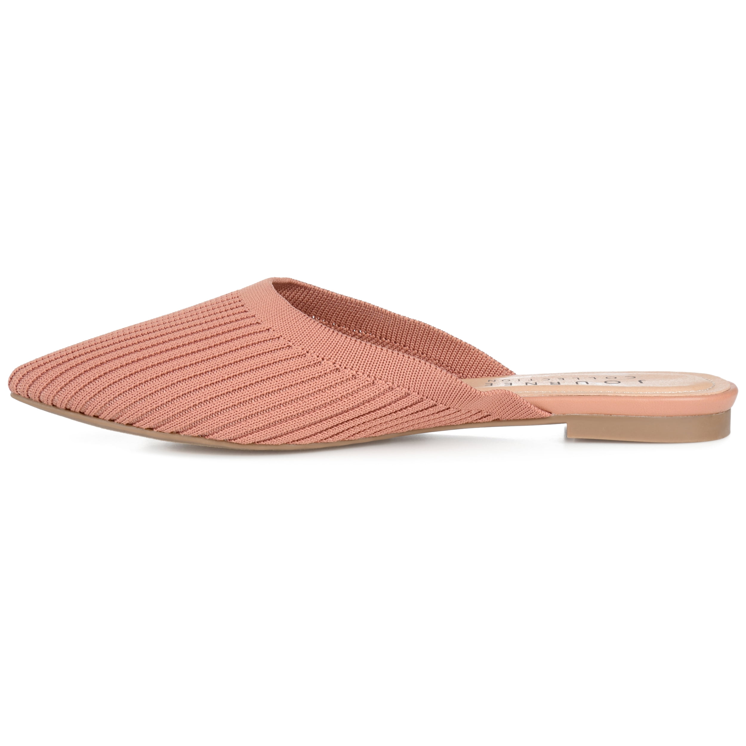 Journee Womens Aniee Slip On Almond Toe Mule Flats, Widths Available