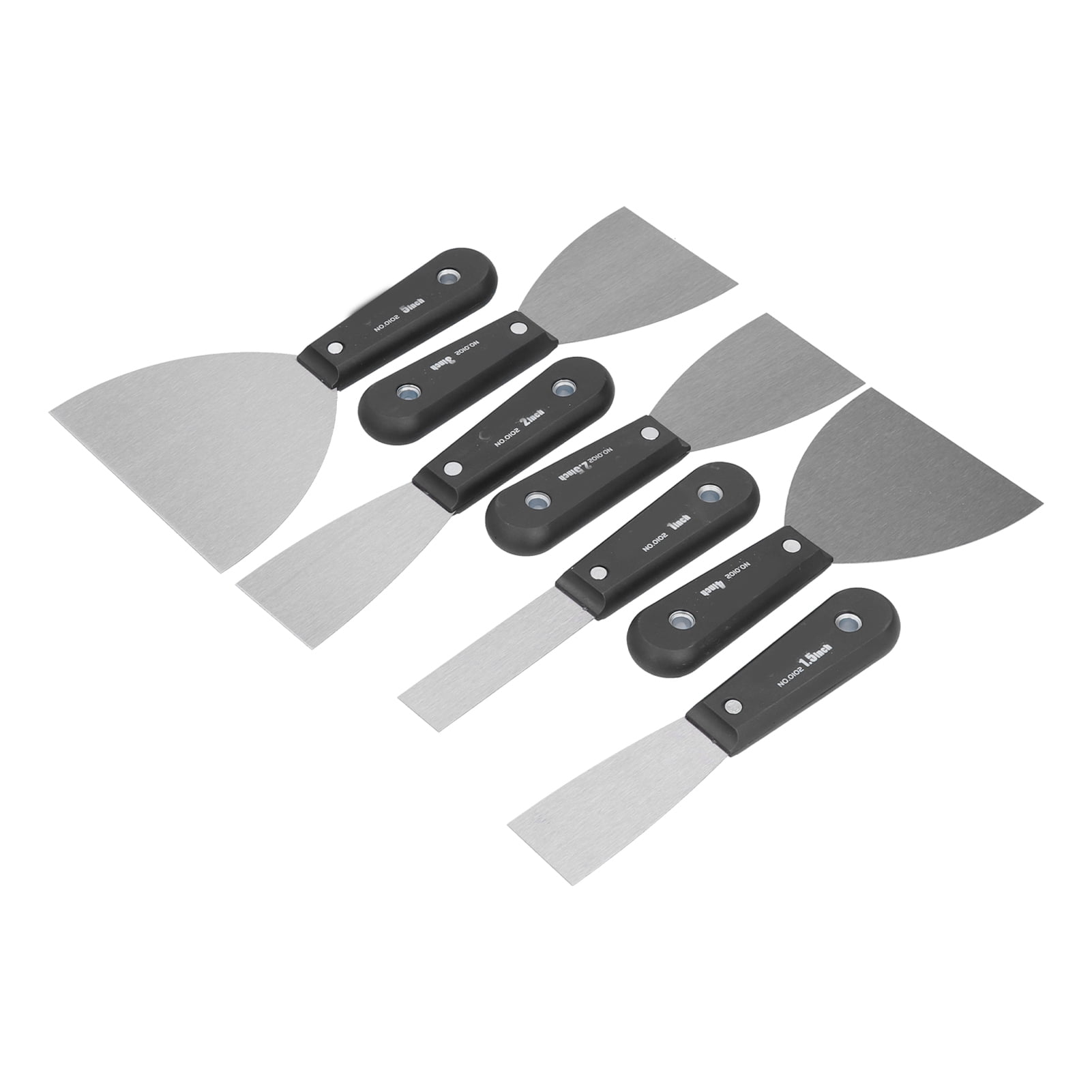 Octpeak 7 Pcs Plaster Knife Set Portable Steel Putty Knife Set For