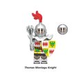 thumbnail image 2 of 8 Figuras de Soldados Medievales Serie, Set de Minifiguras Coleccionables, Caballero León Corazón, Personaje de Acción Thomas Grey, Bloques de Construcción para Niños y Fans, 2 of 9