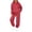 Red #4, variant on Fall Two Piece Sets for Women Y2k Elastic Waist Joggers Matching Long Sleeve Hoodies Polka Dot Cozy Soft Teacher Tracksuits with Pockets Orange M