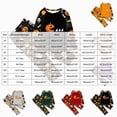 thumbnail image 4 of Halloween Family Pajamas Sets 2Pcs Ghost Print Holiday PJs Sleepwear Loungewear for Man/Woman/Kid/Baby, 4 of 7