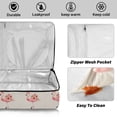 thumbnail image 4 of Iauyy Casserole Carrier for Hot Food Insulated Casserole Travel Carry Bag with Lid Food Warmer Bag for Party/Picnic,Adorable Flamingo, 4 of 7