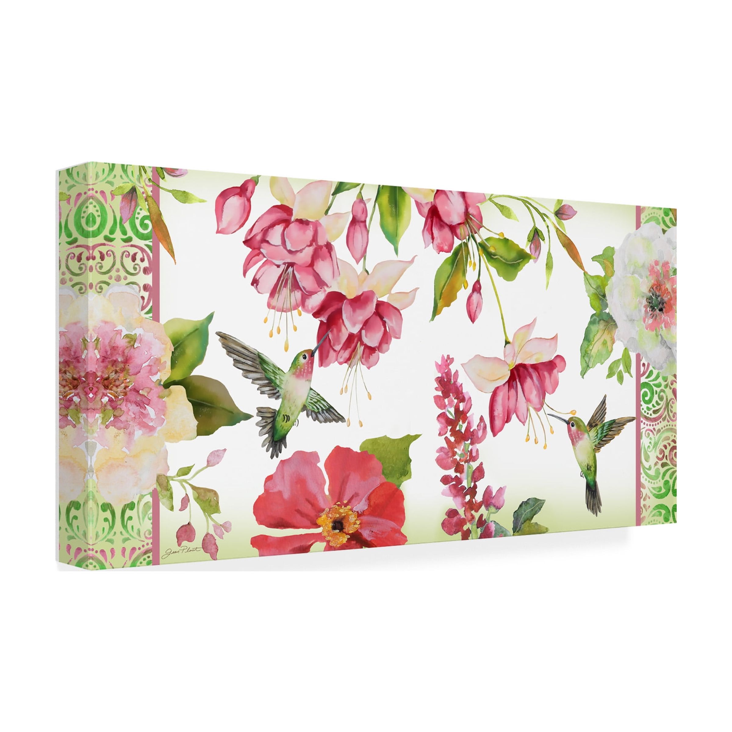 Trademark Fine Art 'Garden Party 4' Canvas Art by Jean Plout