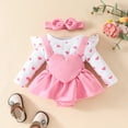 thumbnail image 2 of NOKIO Maxi Long Sleeve Dresses For Girls Baby Girl Baby Love Flower Long Sleeve Triangle Dress Embroidered Love Dresses Cozy Flannel Christmas Dresses For Girls Baby Toddler Lace Dress, 2 of 9