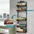 thumbnail image 4 of BUKFEN Over the Door Pantry Organizer 6-Tier Storage Rack for Kitchen, 4 of 8
