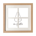 thumbnail image 1 of Conocimiento de matemáticas cono circular volumen Pantalla de escritorio de pared de marco 4 aperturas, 1 of 4