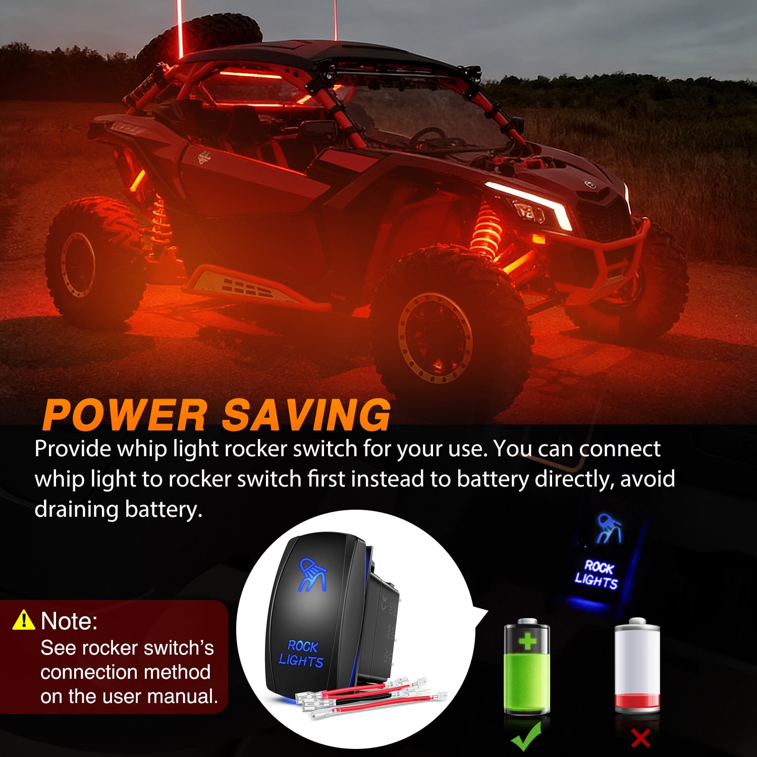 Nilight RGB LED Rock Lights Kit 12 Pods Underglow Multicolor Neon Pod with Remote & Bluetooth App Control DIY Flashing Music Mode Wheel Well Light for Truck ATV UTV RZR SUV