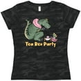 thumbnail image 3 of Inktastic Funny Tea Rex Party Women's T-Shirt, 3 of 5