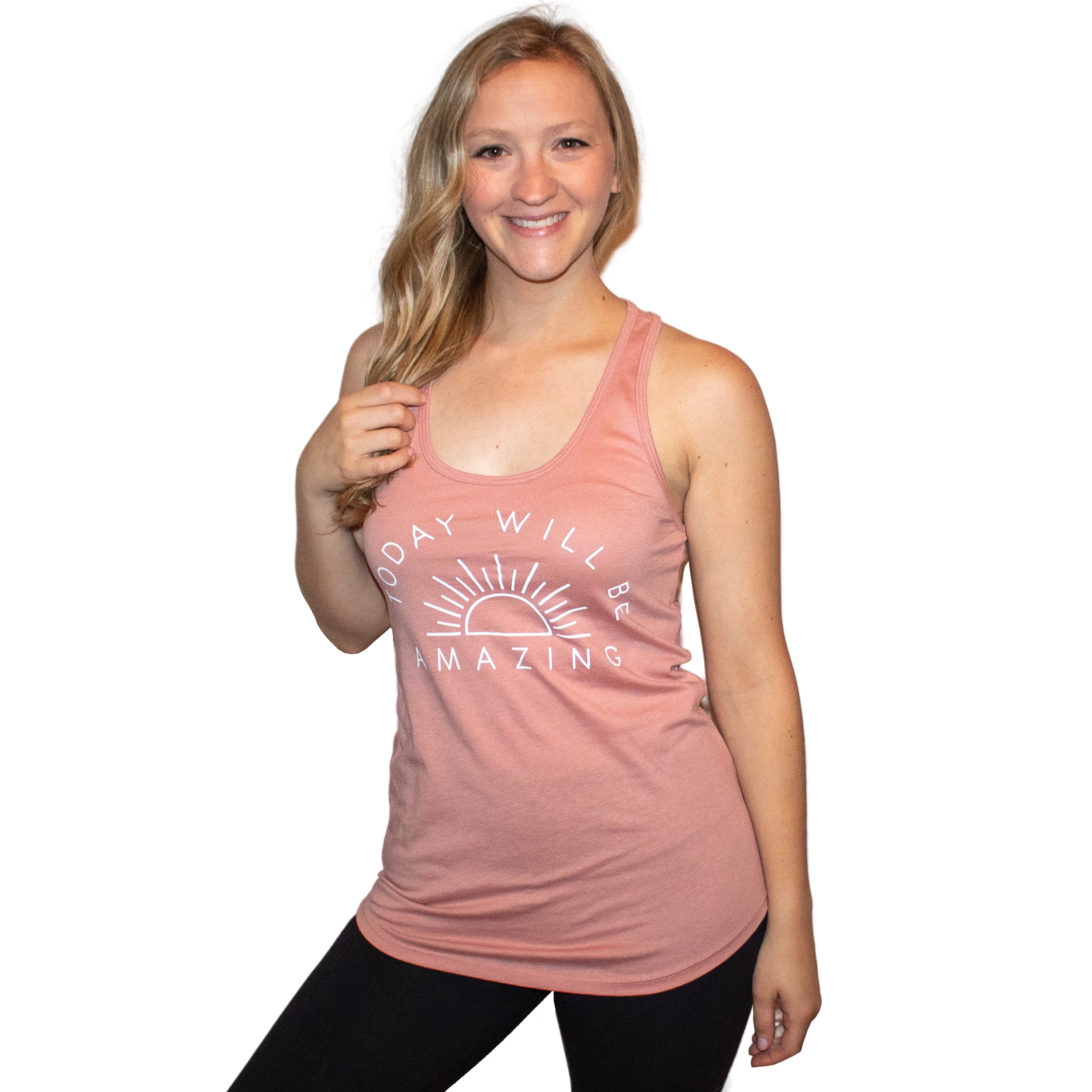 Simply Threads Women's Active Today Will Be Amazing Graphic Tank Top