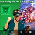 thumbnail image 3 of VR Green Screen Booth for Mixed Reality, Live Streaming, YouTube & Gaming , Professional Studio Enclosure with Sturdy Aluminum Frame , Quick Setup No Tools Needed, 3 of 10