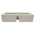 thumbnail image 3 of Wise BM1145-1B-990 Premier Series Pontoon 50-Inch Bench Base Only, Platinum, 3 of 5