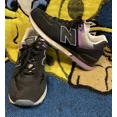 thumbnail image 1 of New Balance 574 Black Neo Violet Sz 8.5, 1 of 6