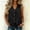 Black, variant on Womens Summer V Neck Wrap Tank Tops Halter Tops for Women Suit Vest Casual Cotton Knit Top Cotton Linen Gauze Wrap Top Side Tie Tops for Women Women Wrap Top Black S