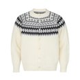 thumbnail image 3 of Lyrehush Men's Knit Cardigans Open Front Patterned Long Sleeve Cardigan Casual Button down Sweaters, 3 of 6