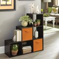 thumbnail image 2 of ClosetMaid Cubeicals Fabric Drawer, Open Storage Organizing Bin, Fiesta Orange (2 Pack), 2 of 7