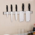 thumbnail image 3 of Porte-Couteaux Magnétique en Acier Inoxydable Support de Couteaux Multifonctionnel 13 Pouces Rack pour Couteaux, Rack à Couteaux, Porte-Ustensiles de Cuisine Ou Organisateur d'Outils de Garage et Cuisine, 3 of 8