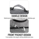 thumbnail image 5 of Bolsa de picnic aislada, lonchera cruzada, bolsa de hielo portátil, almacenamiento de almuerzo de trabajo, diseño elegante, plegable, duradera, para uso de oficina, 5 of 8