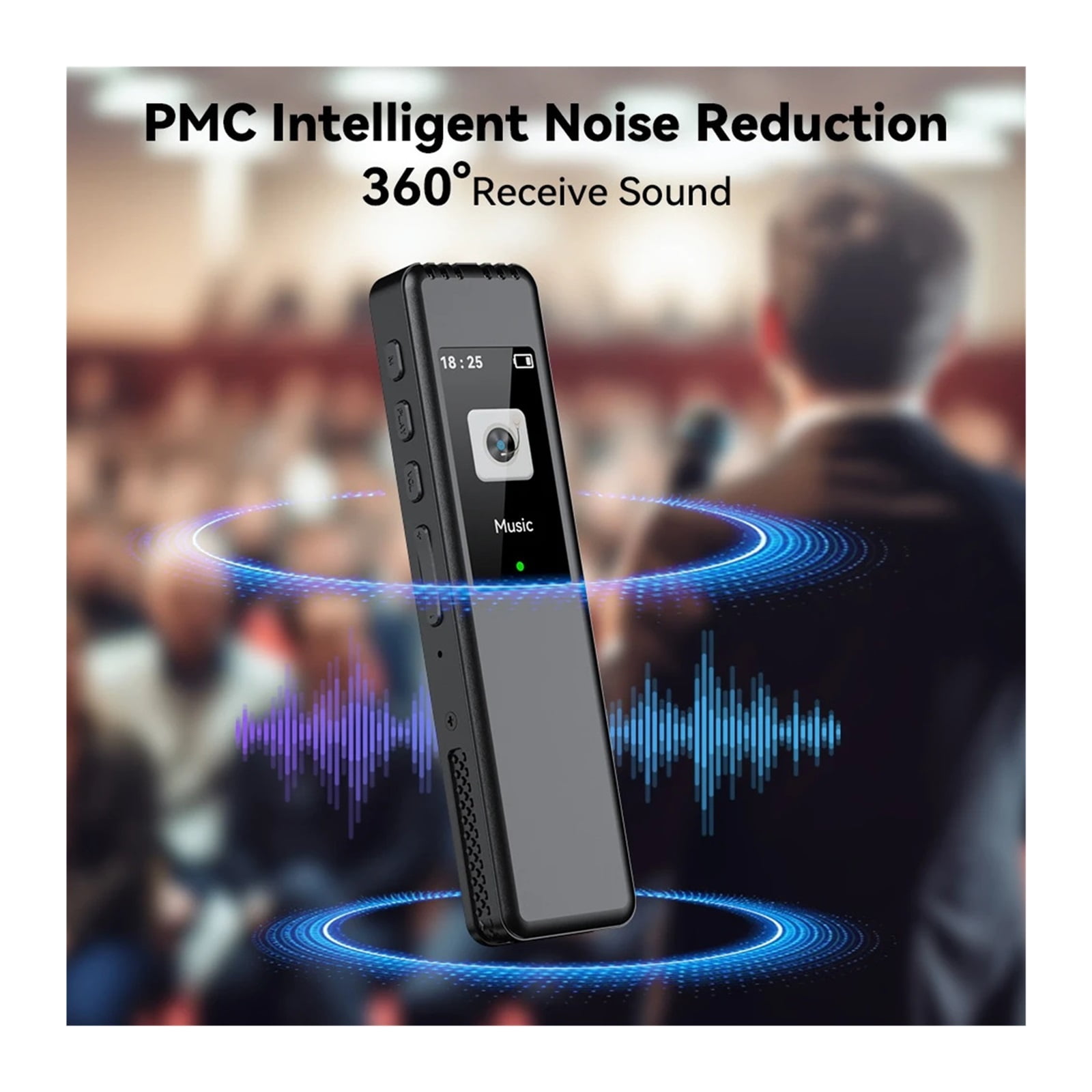 Digital Voice Recorder Pen Max Support SD Card Portable MP3 Player Audio Recorder ,Powerful Feature