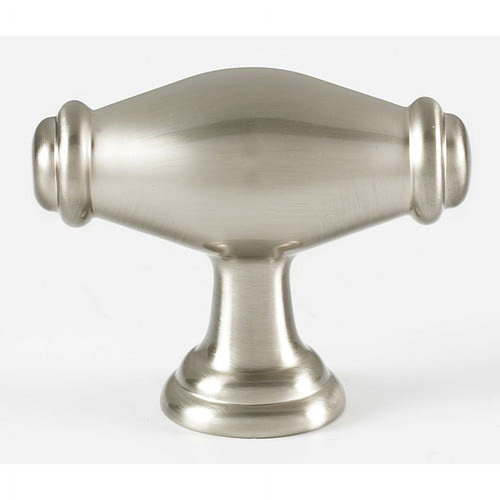 Alno A626-AEM Charlies 1-3/4" Solid Brass "T" Bar Football Cabinet Knob / Drawer Knob -