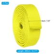 thumbnail image 2 of Uxcell 9.2FT Taekwondo Colored Ranking Belts for Competition Training, Yellow 2 Pack, 2 of 6