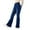 Dark Blue, variant on Women's Stretch Wide Leg Jeans with 4 Pockets Comfortable Trousers, High Waist, Stretchable, Timeless Classic and Universal Style, Polyester
