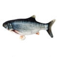 thumbnail image 2 of Interaktiv kattleksak Sprattlande Fisk Grå, 2 of 5