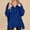 YX-Blue, variant on XIAOFFENN Womens Casual Hoodies Pocketed Long Sleeves Thumb Hole Button Pullover Sweatshirts Oversized Hooded Tops