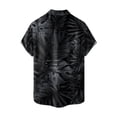 thumbnail image 4 of Summer New Men's Printed Slim Fit Shirt Large Fashion Casual Short Sleeve Shirt Men2XL, 4 of 4