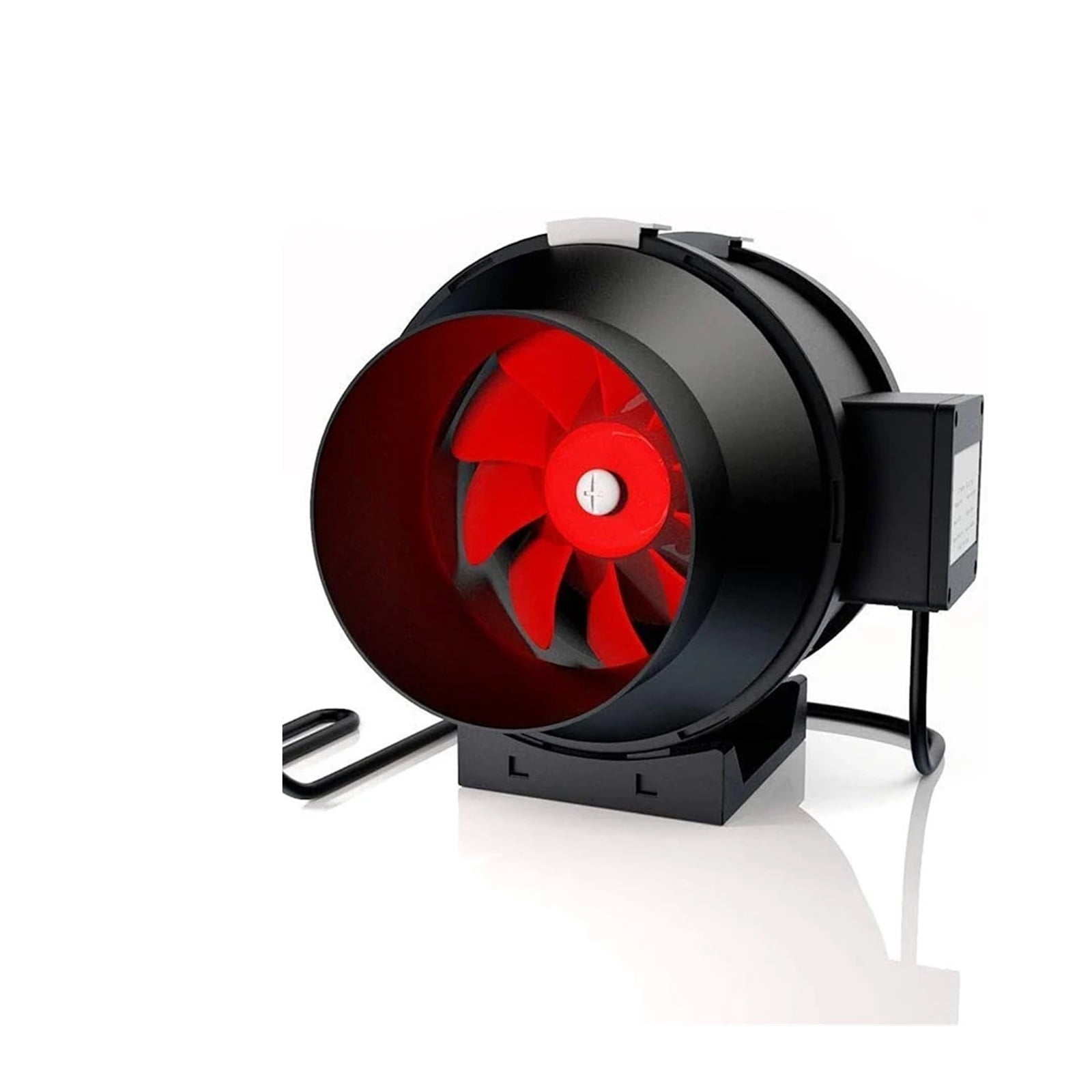 6 Inch Quiet Plastic Inline Duct Fan Exhaust Vent Blower, Low Noise ,High-Efficiency