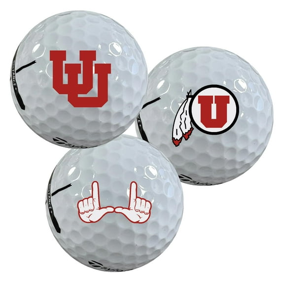 Utah Utes Logo Edition Officially Licensed NCAA Taylormade Distance  Golf Balls 12-Pack (Dozen)