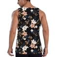 thumbnail image 3 of Haiem Lilies Flowers Men Workout Tank Top Gym Bodybuilding Sleeveless Muscle T Shirts Athletic Tank Breathable Workout Shirt-Small, 3 of 9
