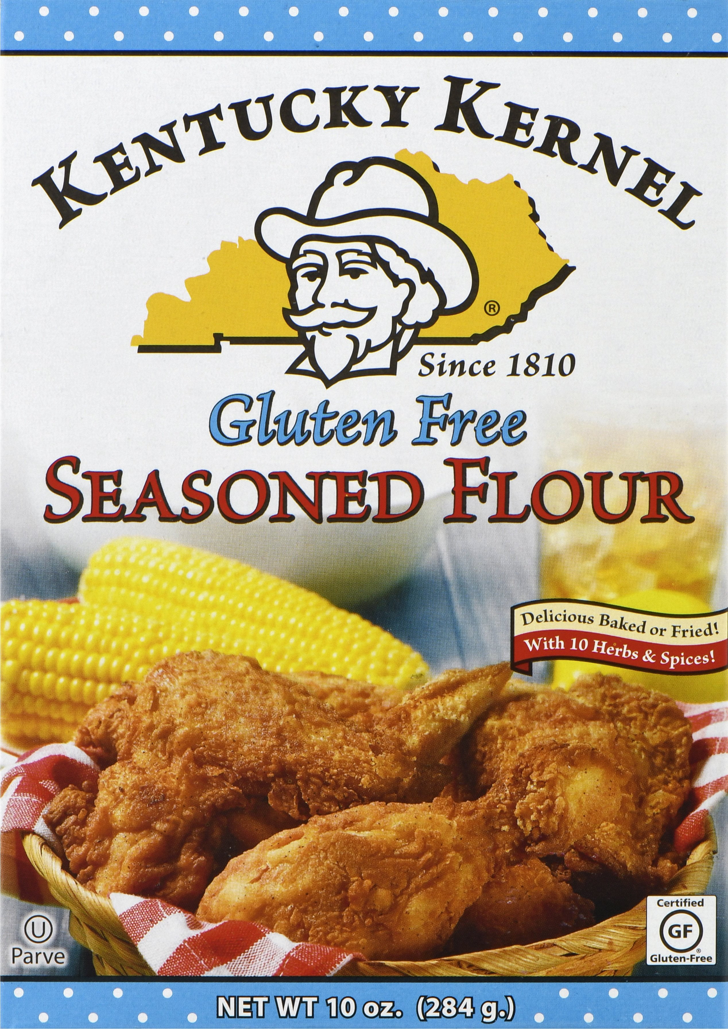 Kentucky Kernel Gluten Free Seasoned Flour, 10 oz