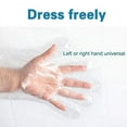thumbnail image 5 of 500 Pcs Disposable Plastic Gloves - Latex Free Powder Free Clear Gloves Non-Sterile For Cleaning, Cooking, Hair Coloring, Dishwashing, Food Handling, 5 of 7