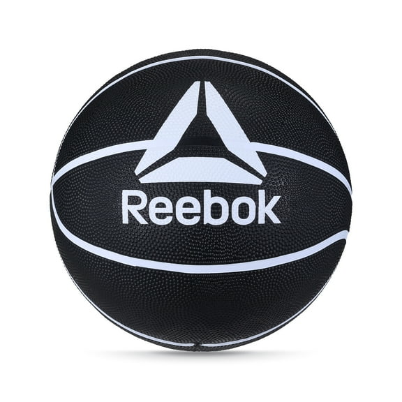 Reebok Size 5 Basketball with inflatable Pump - Durable Rubber Basketball for Indoor & Outdoor Play, Black – Official Size 5 Basketball for Adults and Teens