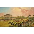 thumbnail image 3 of W. S. Hedges 14x10 Black Modern Framed Museum Art Print Titled - A Race Meeting at Jacksonville, Alabama (1841), 3 of 5