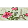 thumbnail image 4 of Paris Piggy Bank, Shabby Form Romantic Roses Flowers Leaves with Eiffel Tower and Abstract Lettering, Ceramic Coin Bank Money Box for Cash Saving, 3.6" X 3.2", Multicolor, by Ambesonne, 4 of 4