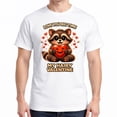 thumbnail image 2 of Raccoon Love You Big Time My Hairy Valentine T-Shirt – Cute Funny Animal Tee Gift for Him or Her, 2 of 5