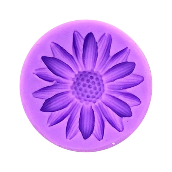 1 Pack Food Grade Silicone Sunflower Fondant Mold, Non-Stick Sugarcraft Tray for Wedding Birthday Cake Chocolate DIY Decoration