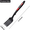 thumbnail image 2 of Tenedor flexible de silicona, tenedor para cocinar con calor, herramientas de cocina aptas para lavavajillas, antiadherentes para mezclar, 2 of 4