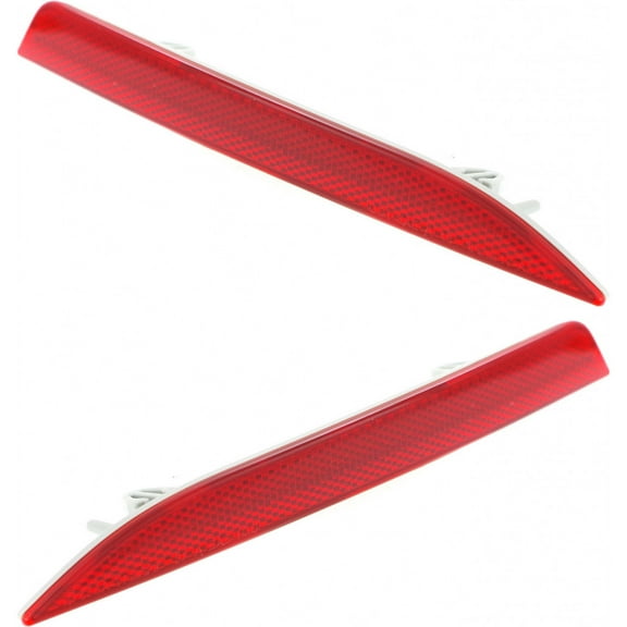 For 2013-2019 Ford Taurus Pair Driver and Passenger Side Rear Reflector DOT Certified FO1185104, FO1184104 | DG1Z15A449B, DG1Z15A449A
