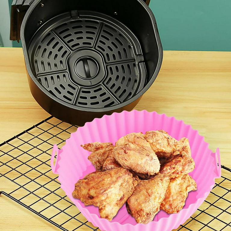 Air Fryer Silicone Liners Round Food Safe Non Stick Reusable