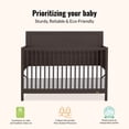 thumbnail image 3 of Dream On Me Dillian 5-in-1 Convertible Crib, Chocolate Chip, 3 of 10