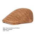 thumbnail image 7 of Eoperou Newsboy Caps British Western Style Portable Good-looking Design Narrow Brim Men Hat for Daily Wear, 7 of 7