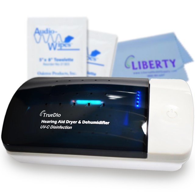 Truedio Automatic Hearing Aid Dryer & Dehumidifier Double UVC Light