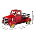 thumbnail image 4 of Del Jardín De La Camioneta Pickup Del Estilo Retro Con La Maceta Del Camión De Las Luces Del Coche Para El Patio Del Porche seitruly HA043507-06, 4 of 5